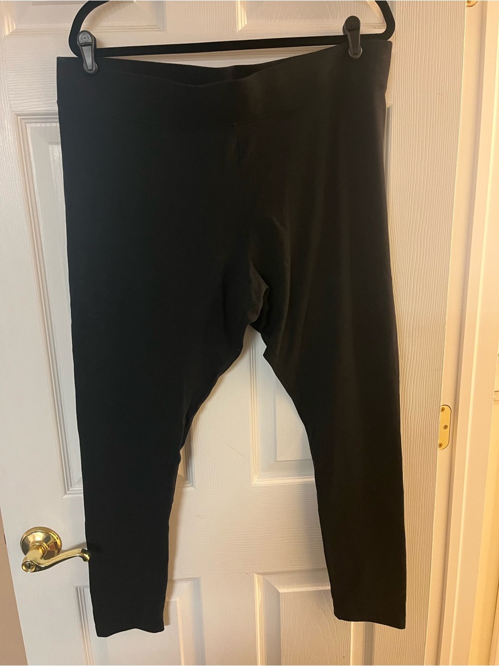 Womens Black Stretch Leggings